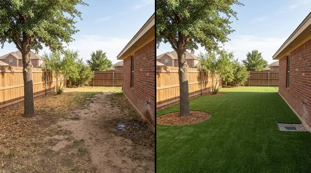 Result artificial grass installation in Midland - Midland Turf Installation