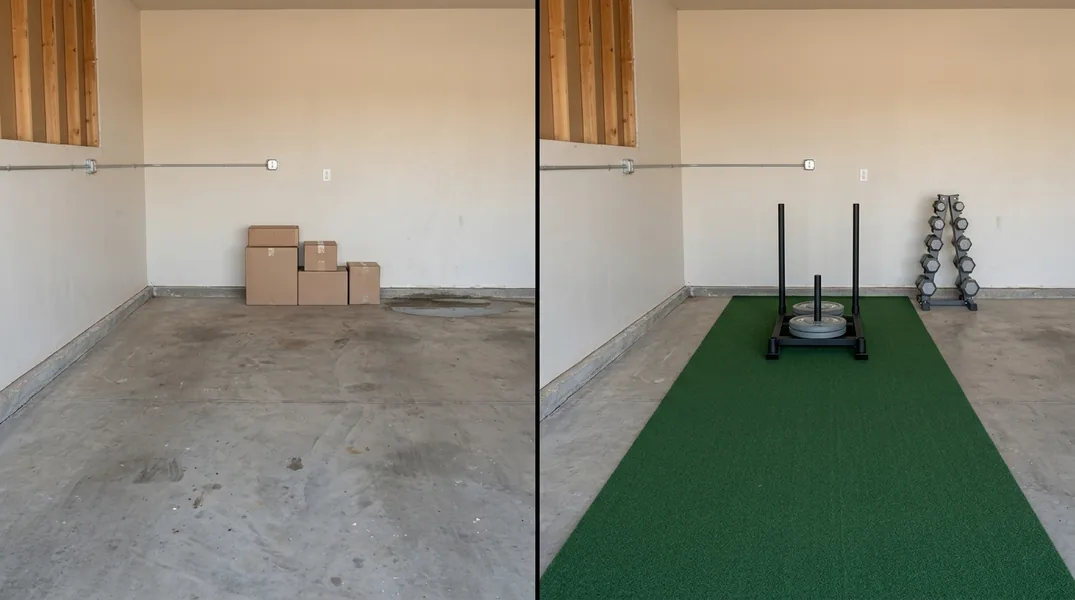 Result artificial grass installation in Midland - Midland Turf Installation