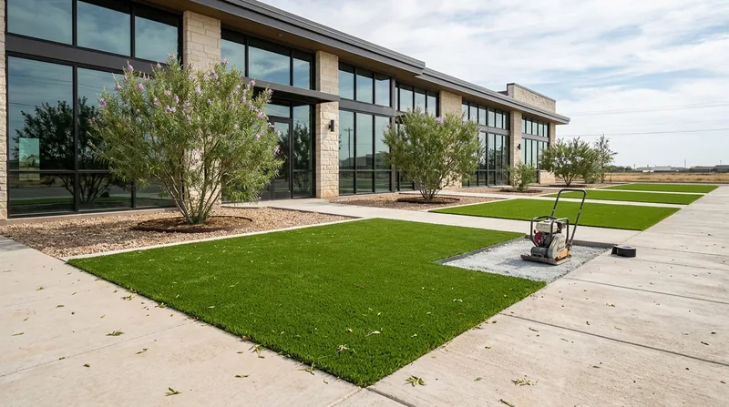 Commercial Artificial Grass Installation Midland